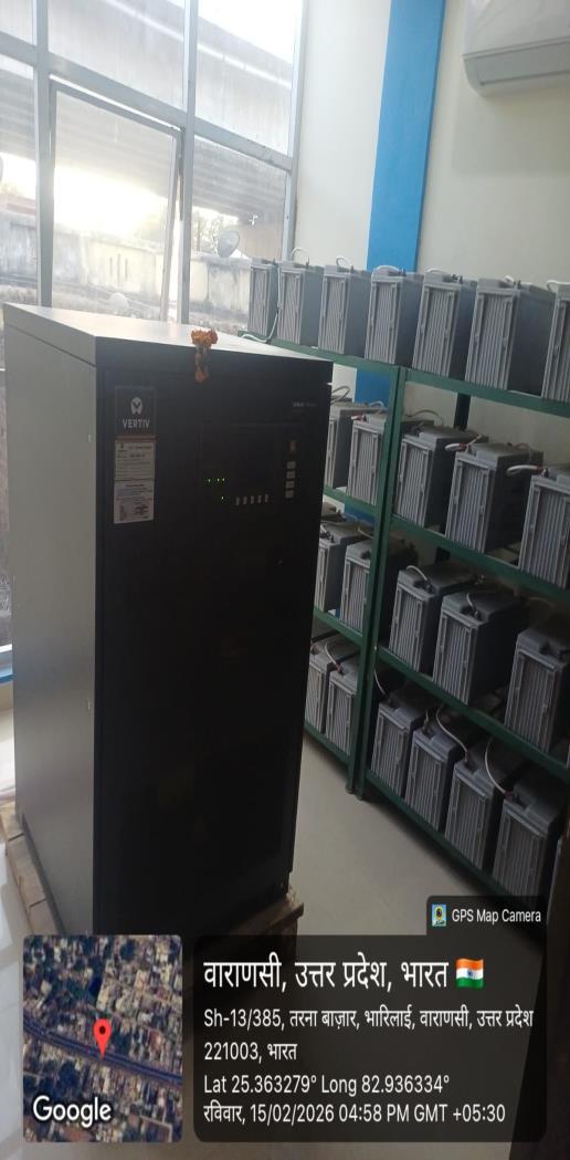 Online UPS with battery bank